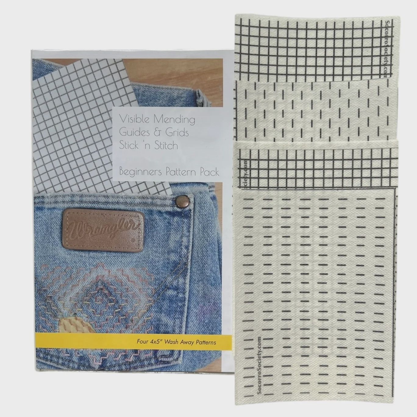 Visible Mending Stick and Stitch Pattern Pack