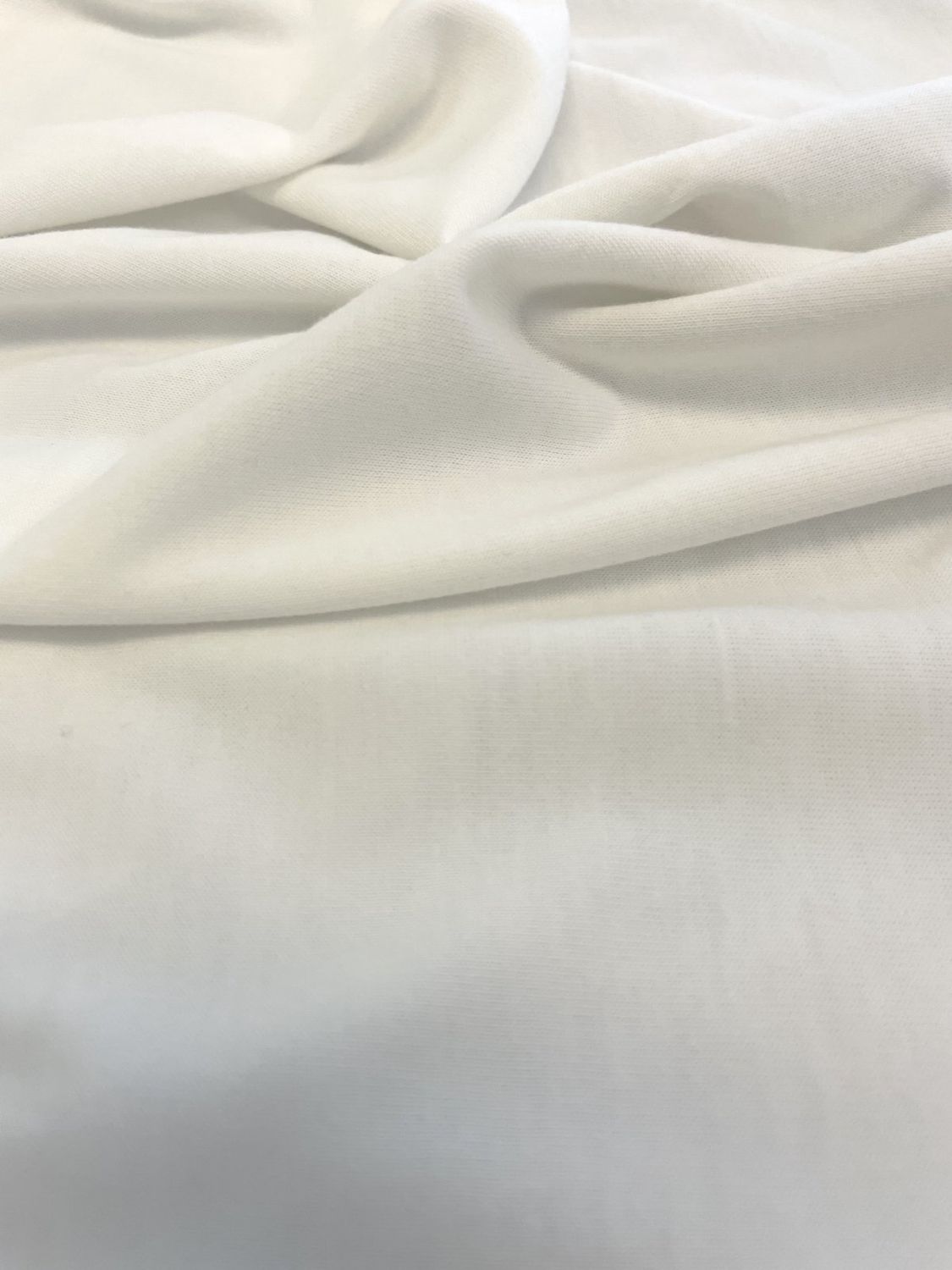 White Cotton Knit Deadstock