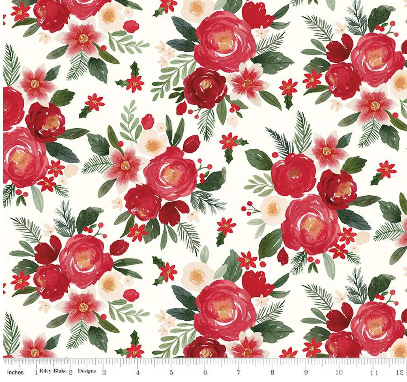 Charming Christmas in Cloud Riley Blake Designs