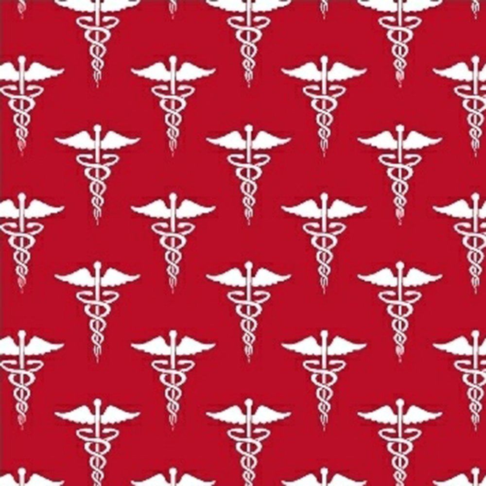 CLEARANCE! Nurses Symbol - Cotton Print