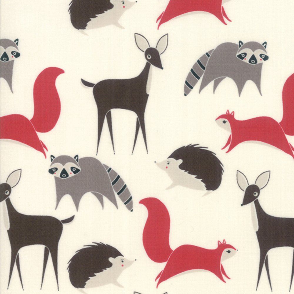 Forest Creatures - Cotton Print