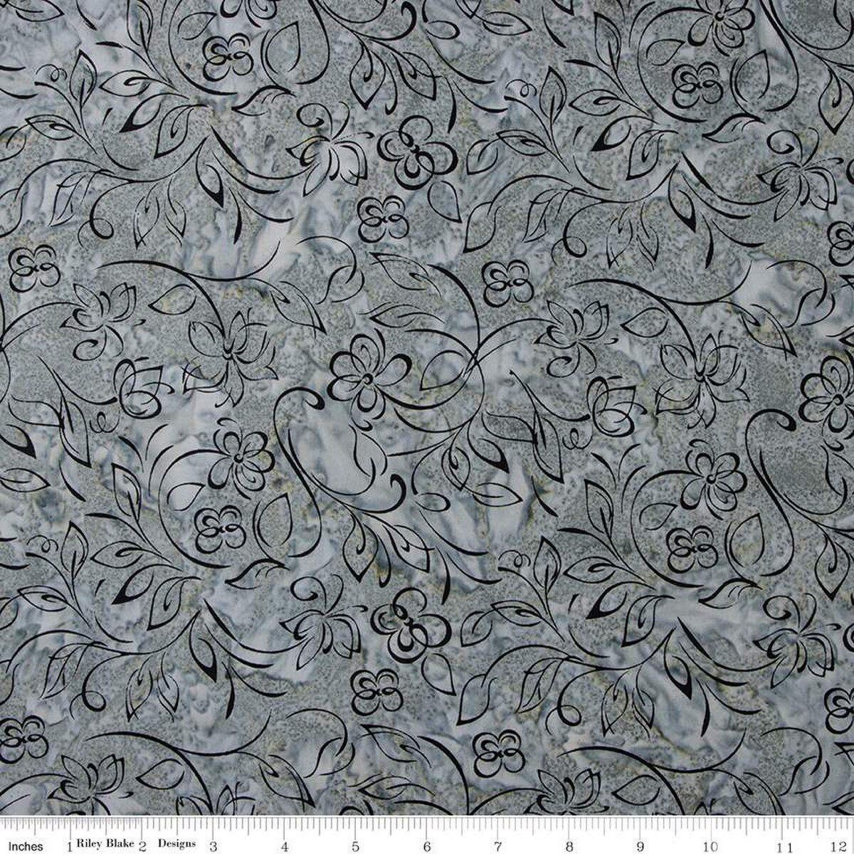 Gunsmoke Achromatic Dance Riley Blake Designs