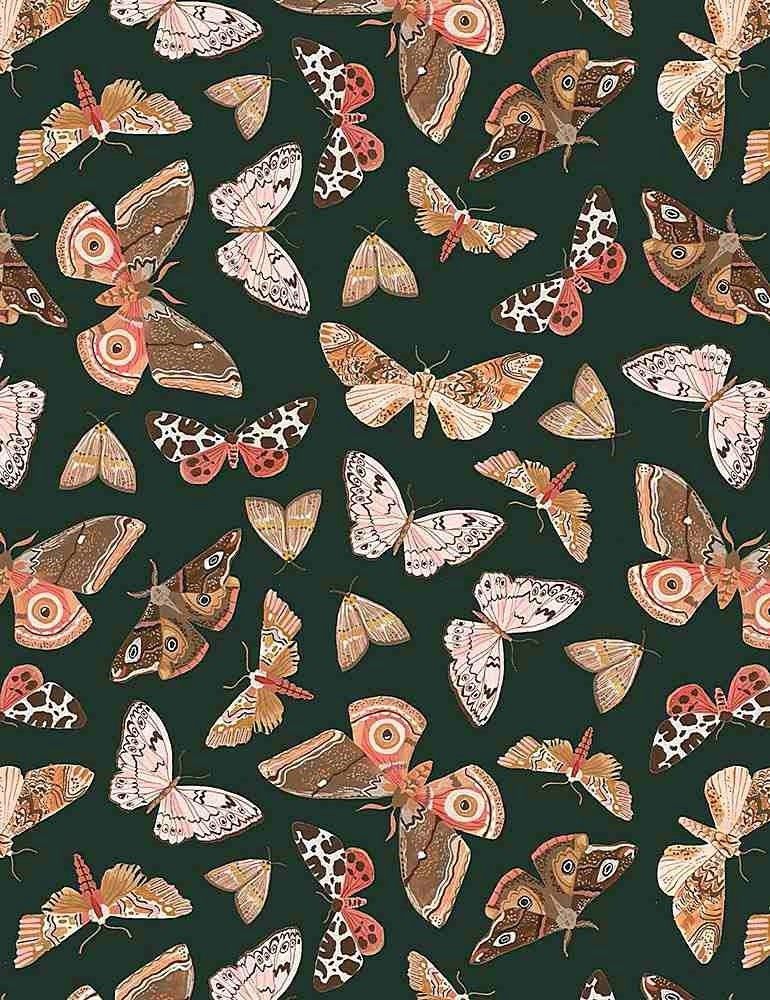 Moths Dear Stella Cotton Print