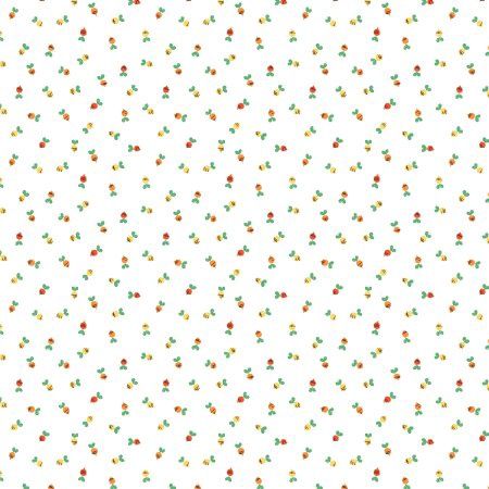 Radish Cotton Print Spring Harvest Friendly Farm