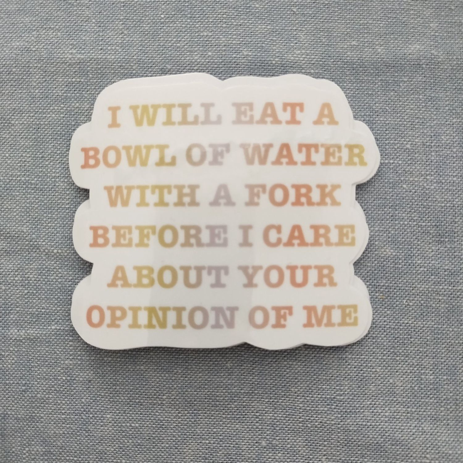 Your Opinion Sticker