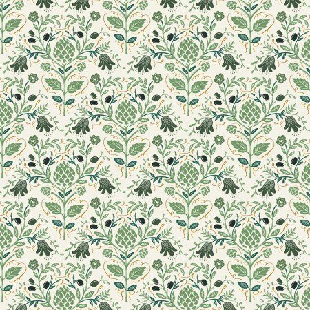 Artichoke Cream Dahlia Rifle Paper Co Cotton + Steel