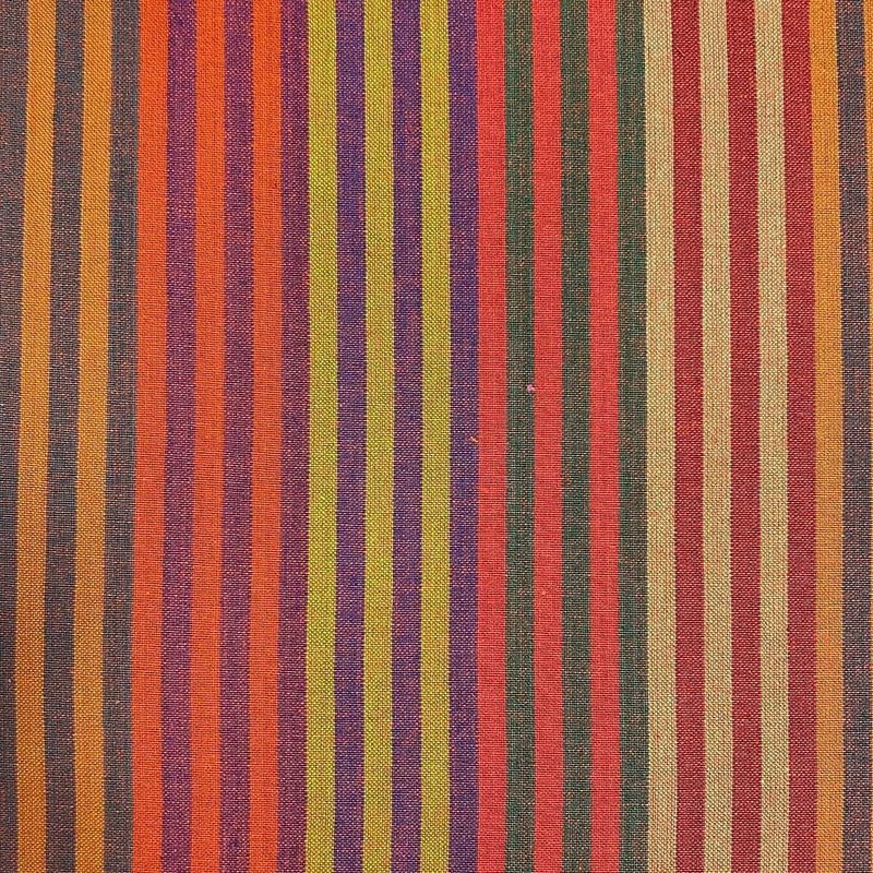 Cabana Stipes Olive Russet and Gold Diamond Textiles
