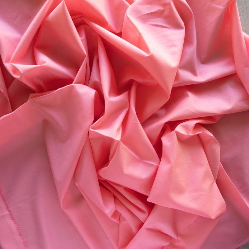 Chalk Pink Organic Cotton Lawn Birch Fabrics