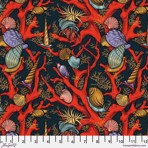 Coral Critters Mariana Cotton Print