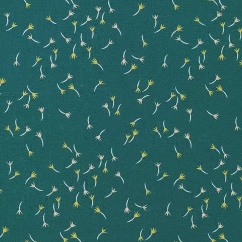 Creatures Great and Small Organic Cotton Poplin - Dandelions