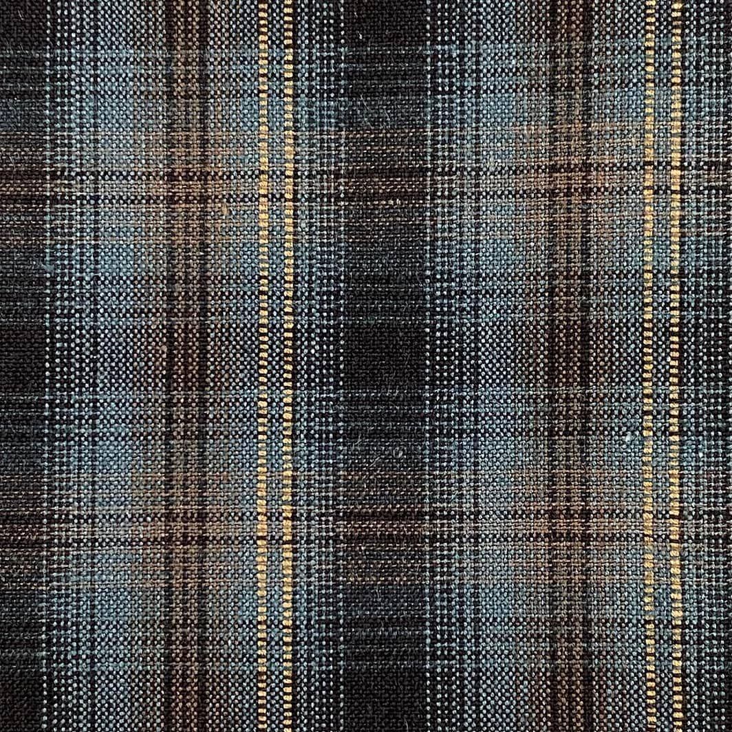 Nikko Indigo Granite Plaid Diamond Textiles