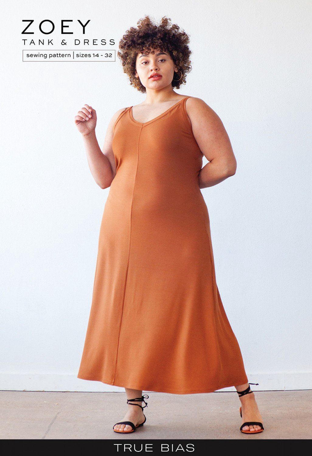 Zoey Tank and Dress Pattern Size 14-32 - True Bias