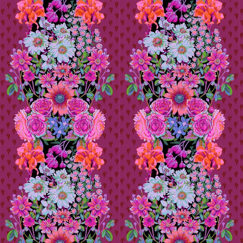 Beata's Garden Plum Border Stripe Perennial Borders Anna Maria