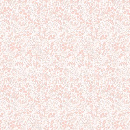 Blush Tapestry Lace Rifle Paper Co Basics Cotton + Steel