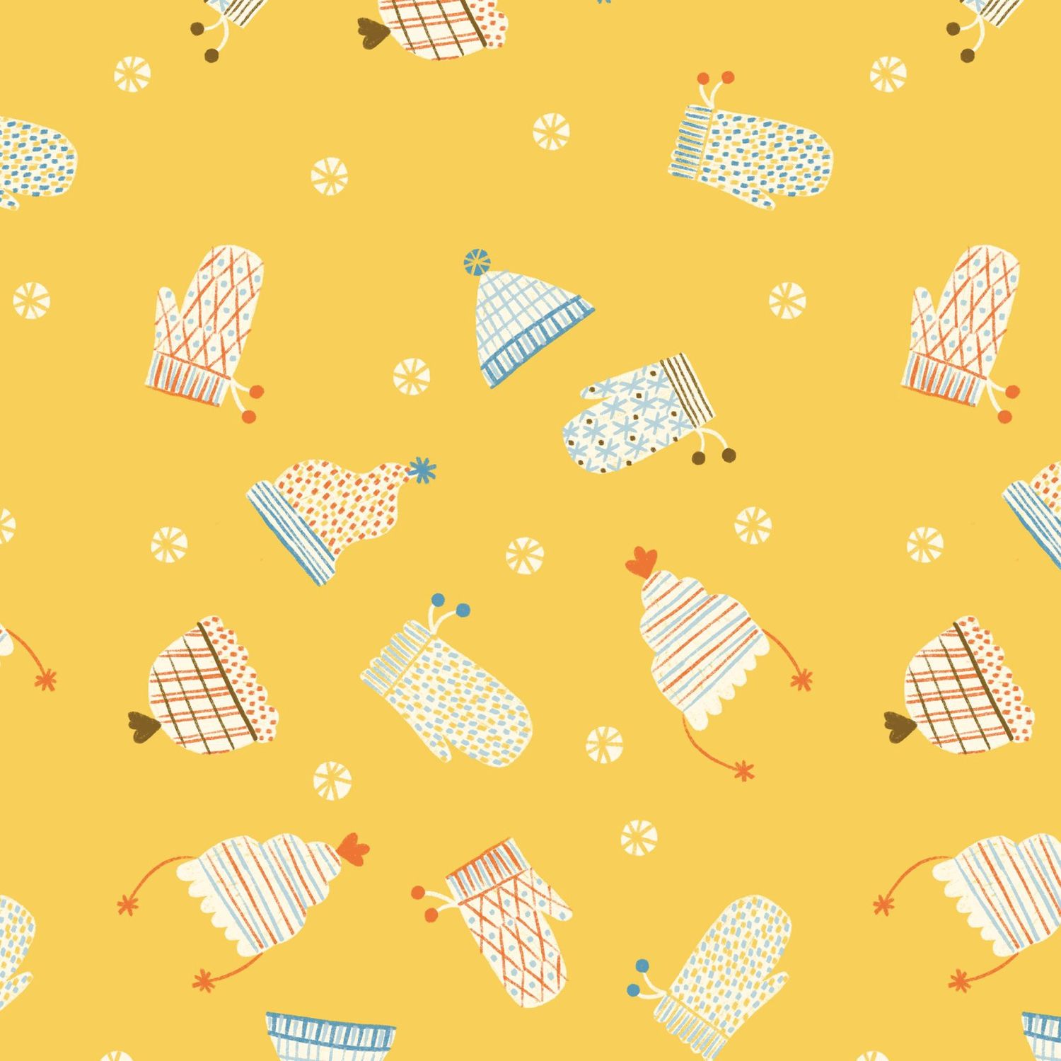 Cozy Goodies Organic Cotton Print Snow Friends Cloud9