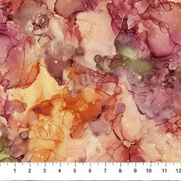 Dried Flowers Printed Cotton Fluidity Northcott