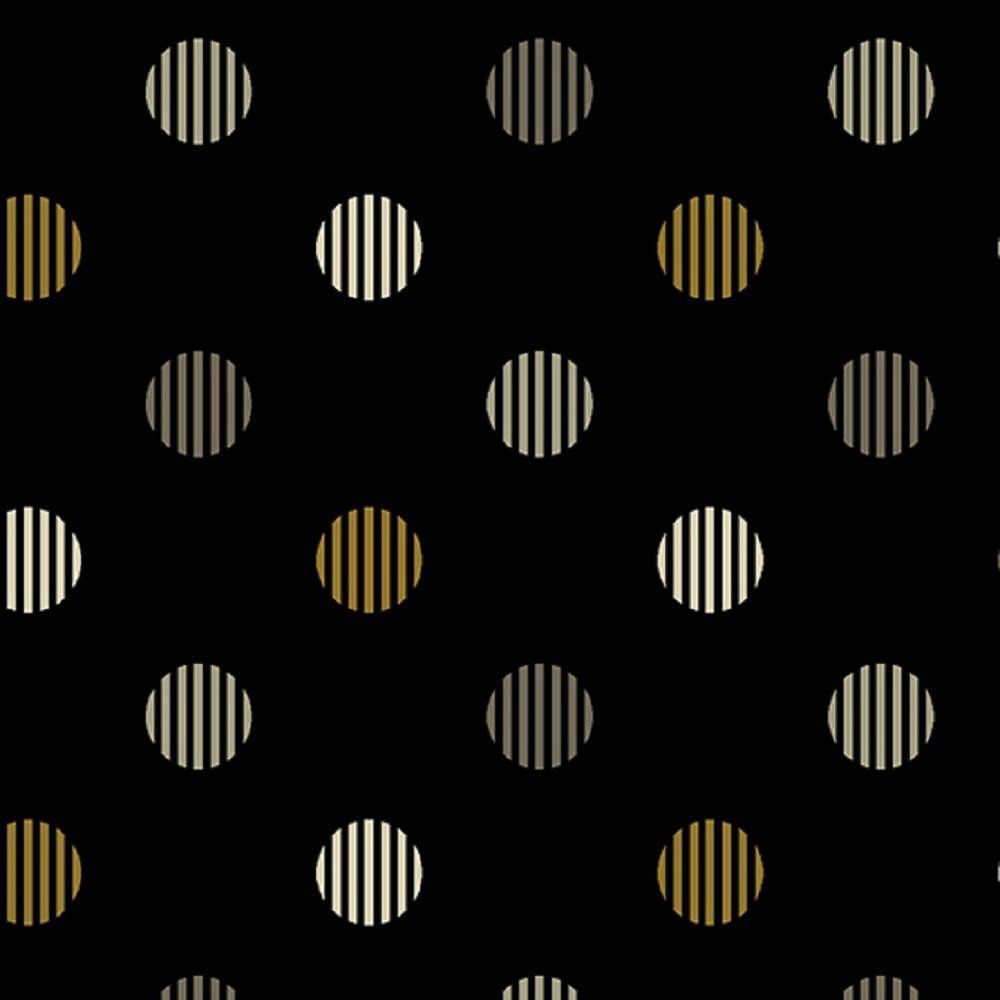 Hootenanny Metallic Moon - Cotton Print