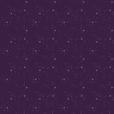 Plum Kitty Litter Blender Printed Cotton Dear Stella