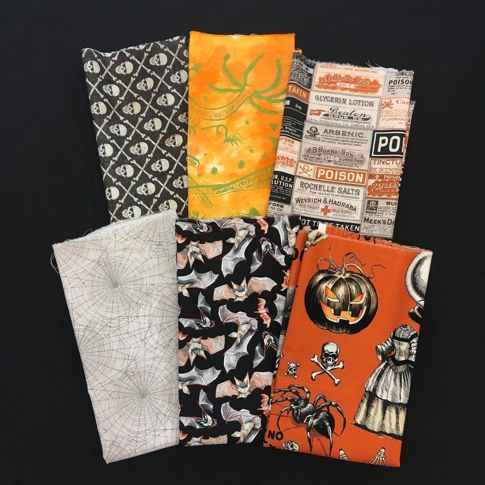 SEAMS Exclusive Halloween Fat Quarter Bundle - Tricks!
