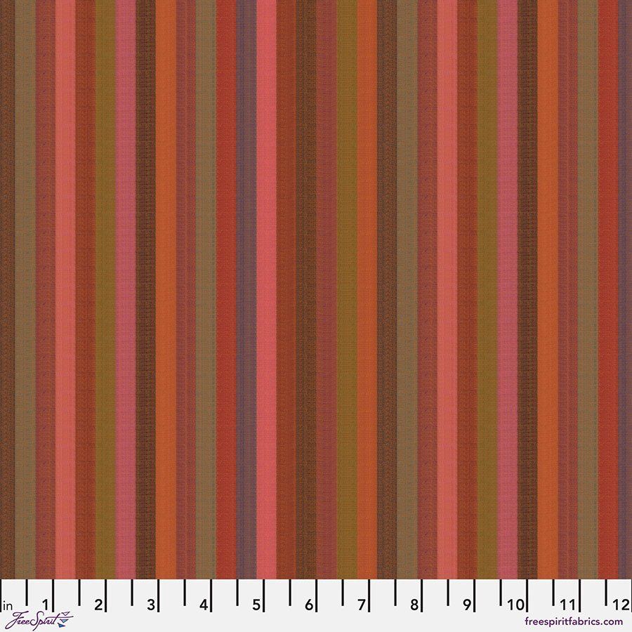 Tomato Narrow Stripe Kaffe Fassett Woven Stripes