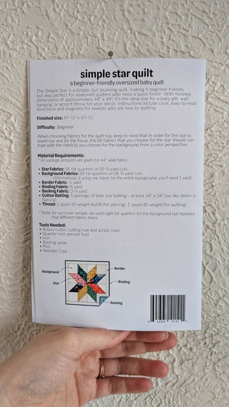 Simple Star Quilt Kit