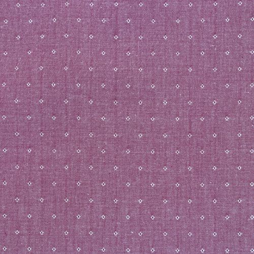 Wildflower Wovens Dots in Sweet Pea by Suzy Quilts for AGF