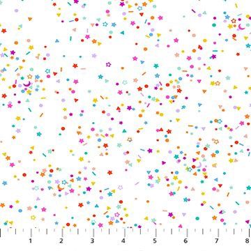 Sprinkles White-multi Dovetail FIGO Fabrics