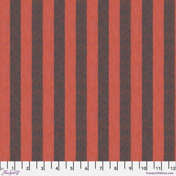 Wide Stripe in Burn Shot Cotton Stripes Kaffe Fassett