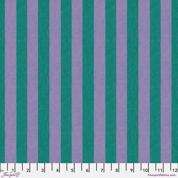 Wide Stripe in Heather Shot Cotton Stripes Kaffe Fassett