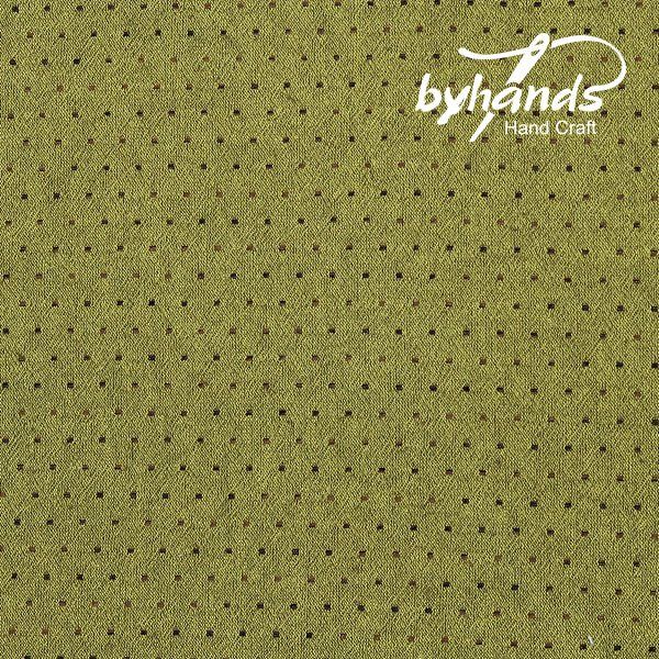 Yarn Dyed Pin Dot Green ByHands Korea