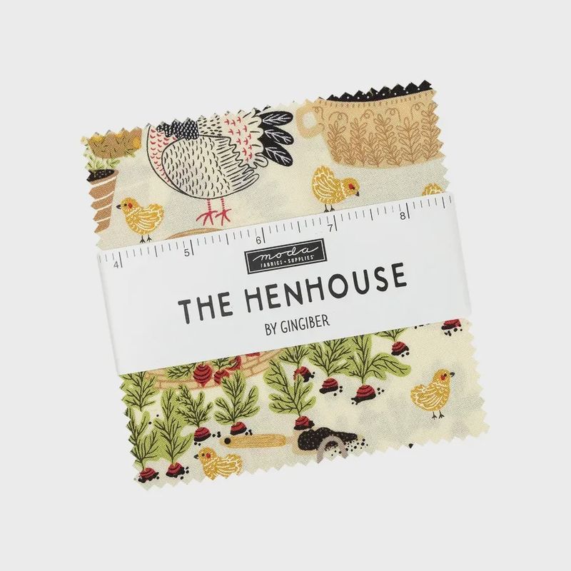 The Henhouse Charm Pack, Hen House by Gingiber, Moda