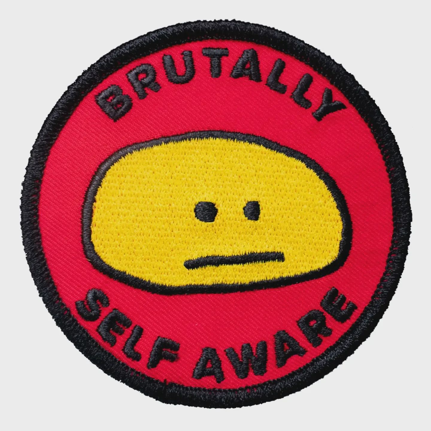 Brutally Self Aware, Embroidered Patch, Retrograde Supply Co.