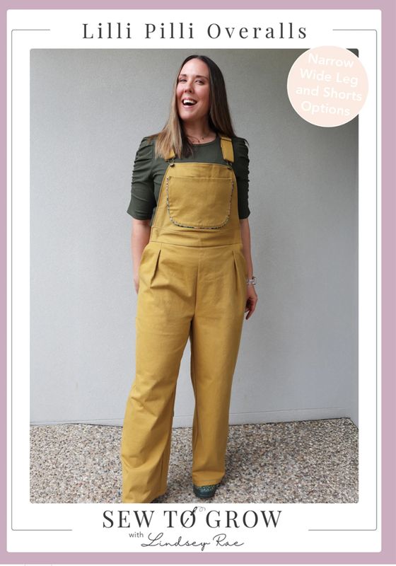Lilli Pilli Overalls - Sew to Grow