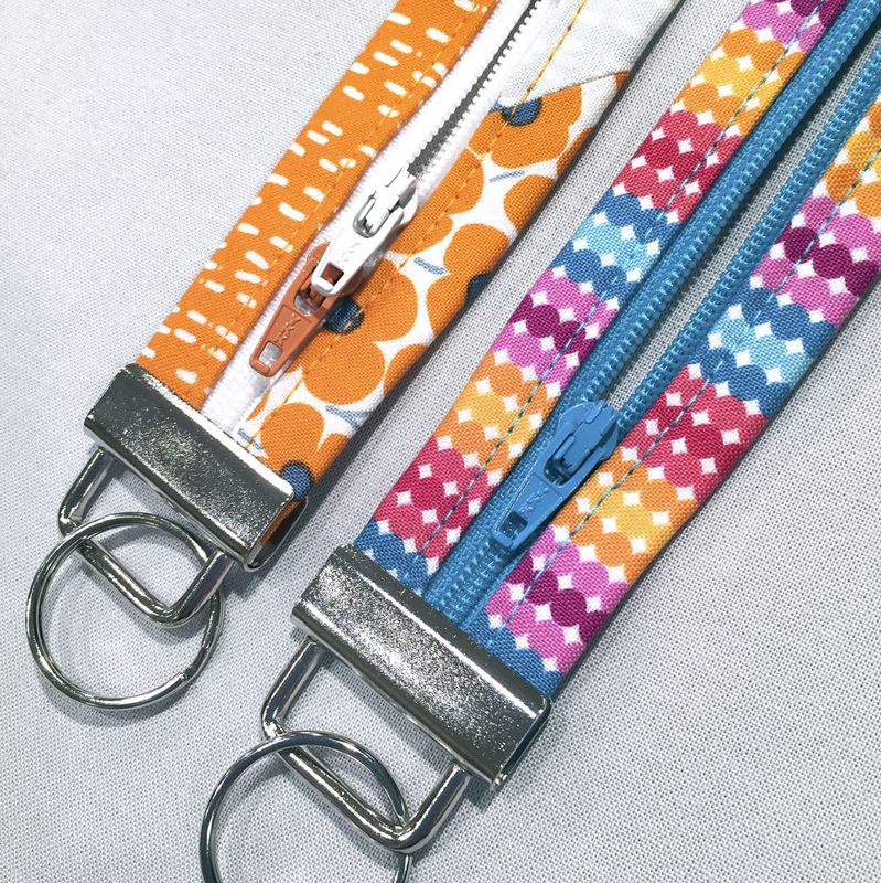 key Fob Hardware Kit Nickel 4ct, Lazy Girl Designs