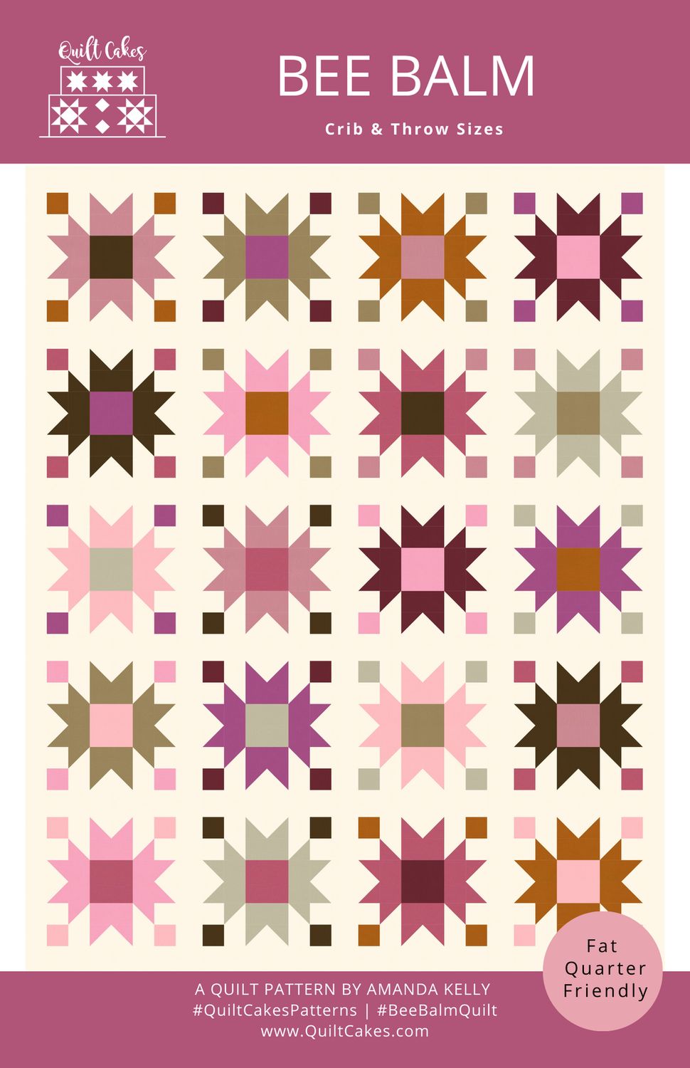 Quilt Cakes Bee Balm Quilt Pattern