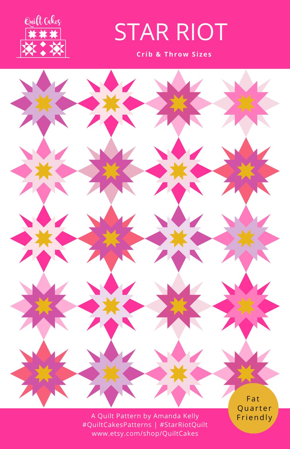 Quilt Cakes Star Riot Quilt Pattern