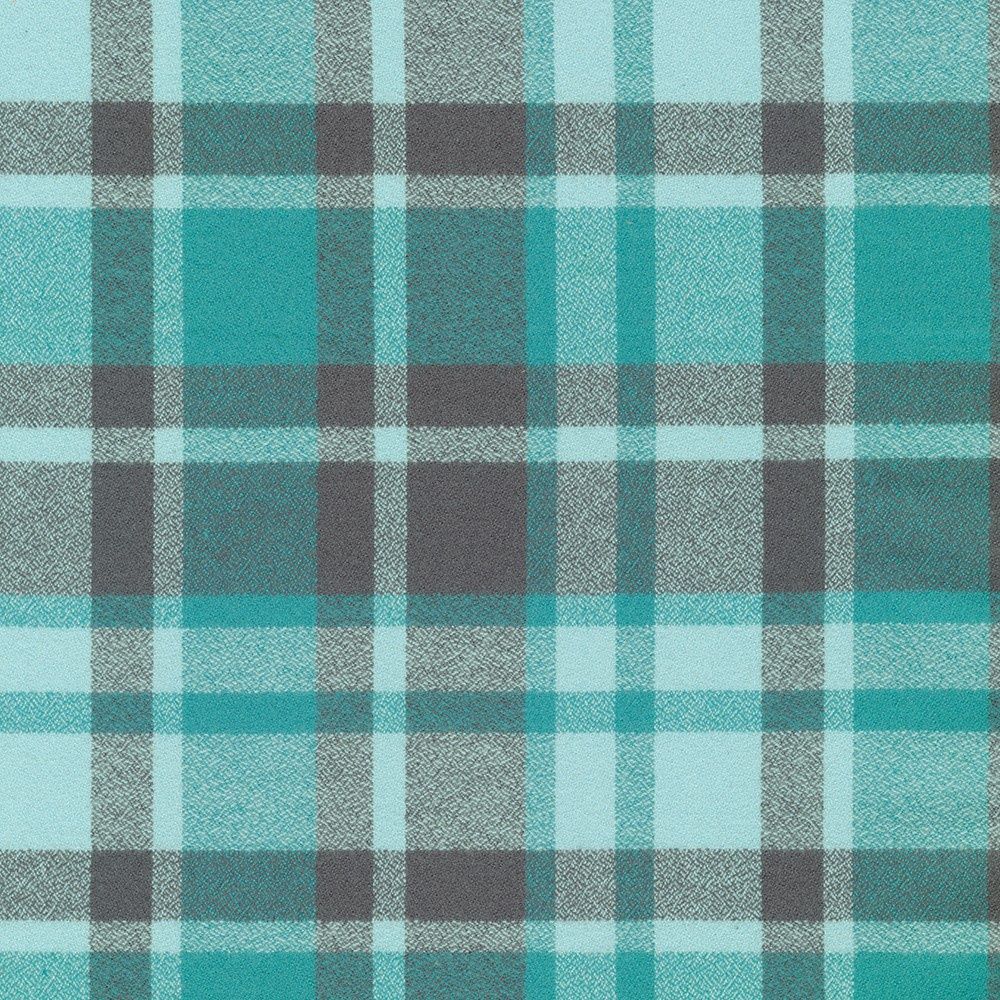 Mammoth Flannel Plaids, Teal