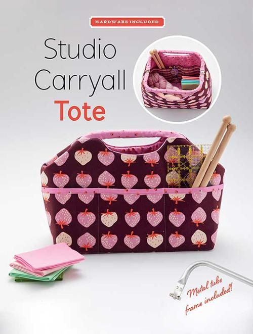 Studio Carryall Tote Pattern with Frame, Zakka Workshop