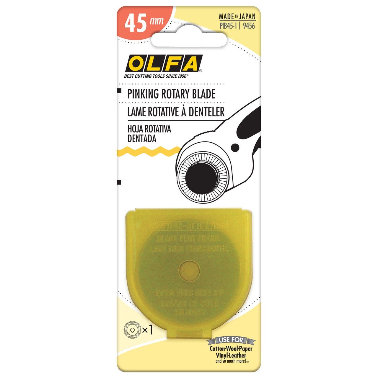 45mm Pinking Rotary Blade, Olfa