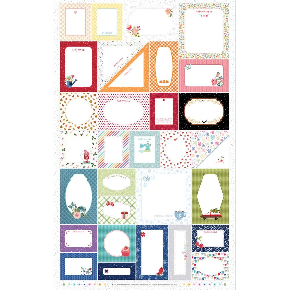 Stitched With Love Panel 27", Kimberbell Deisgns