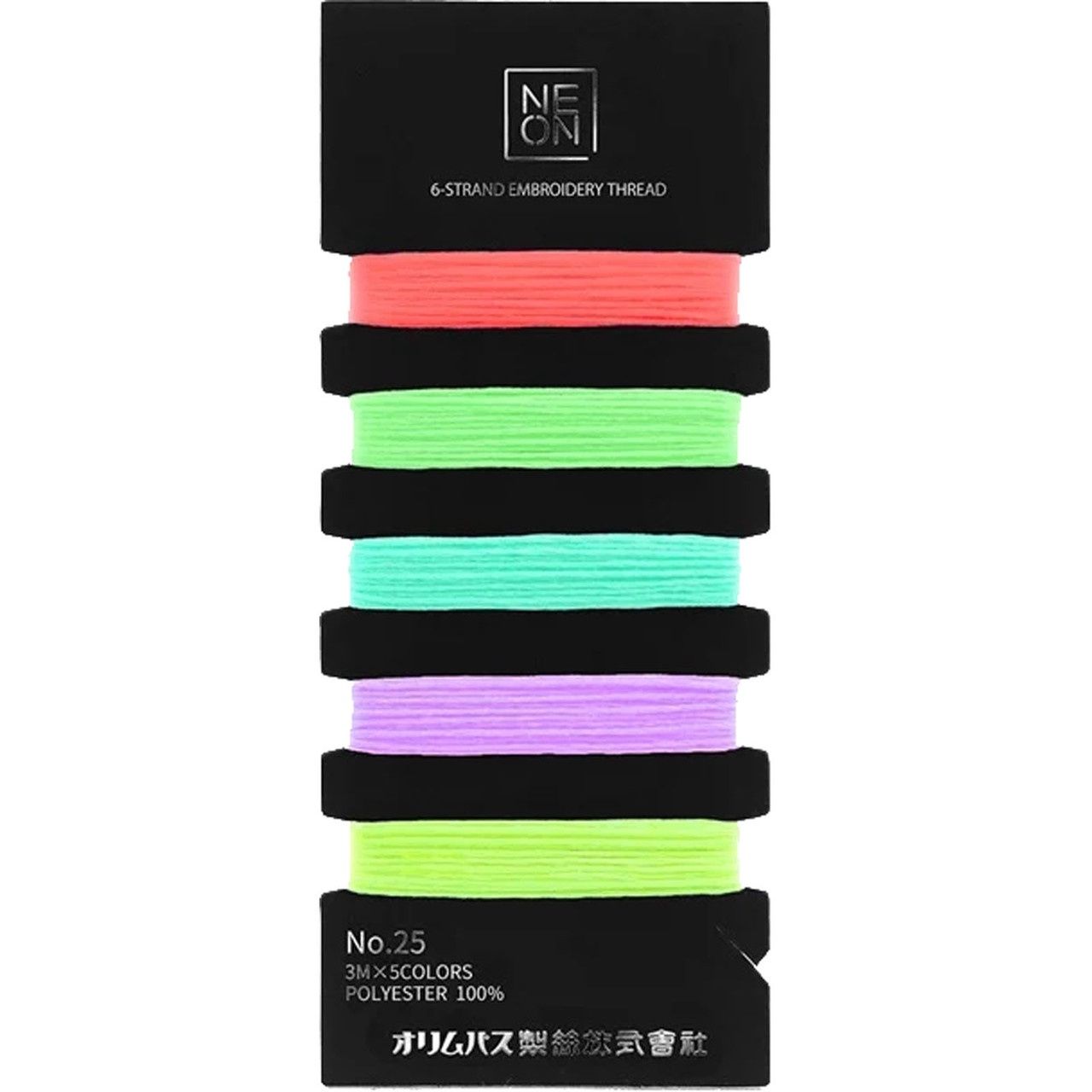 Neon Pastel, Olympus Neon Embroidery Floss Set