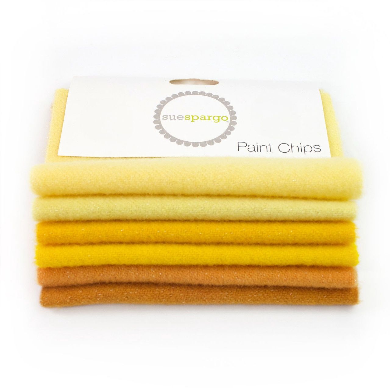Sparkle Paint Chips 5x5", Sue Spargo (Assorted Colors), Wool 6ct, Color: Sparkle Yellow