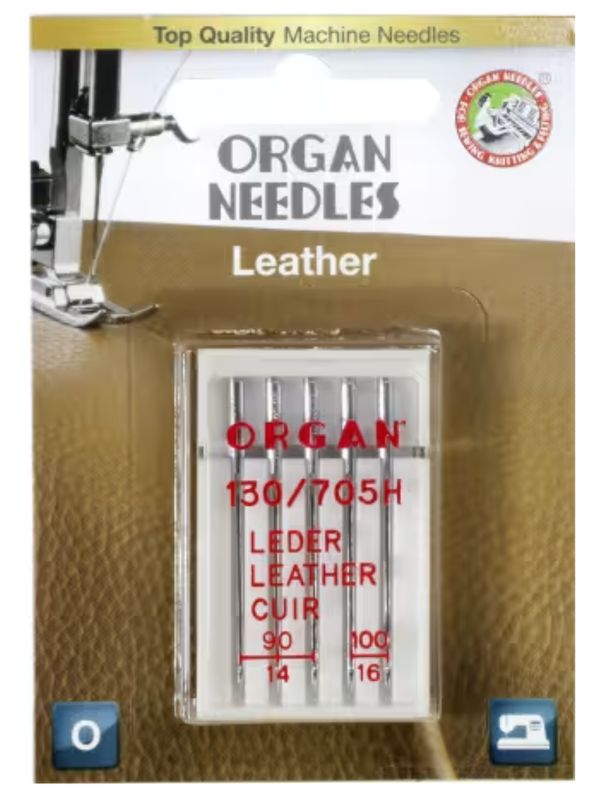 Leather Needles Assorted Sizes 5 Pack, ORGAN