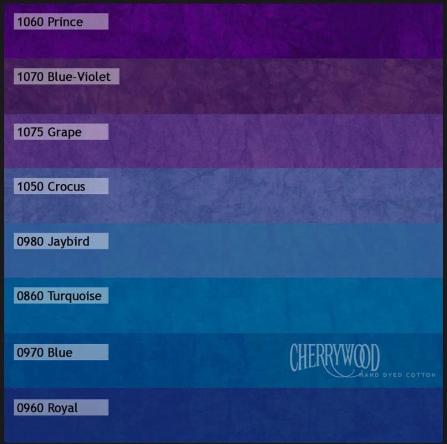 Galaxy Solid 8 Step Gradation Fat Quarter Bundle Cherrywood