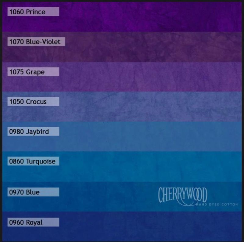 Galaxy Solid 8 Step Gradation Fat Quarter Bundle Cherrywood