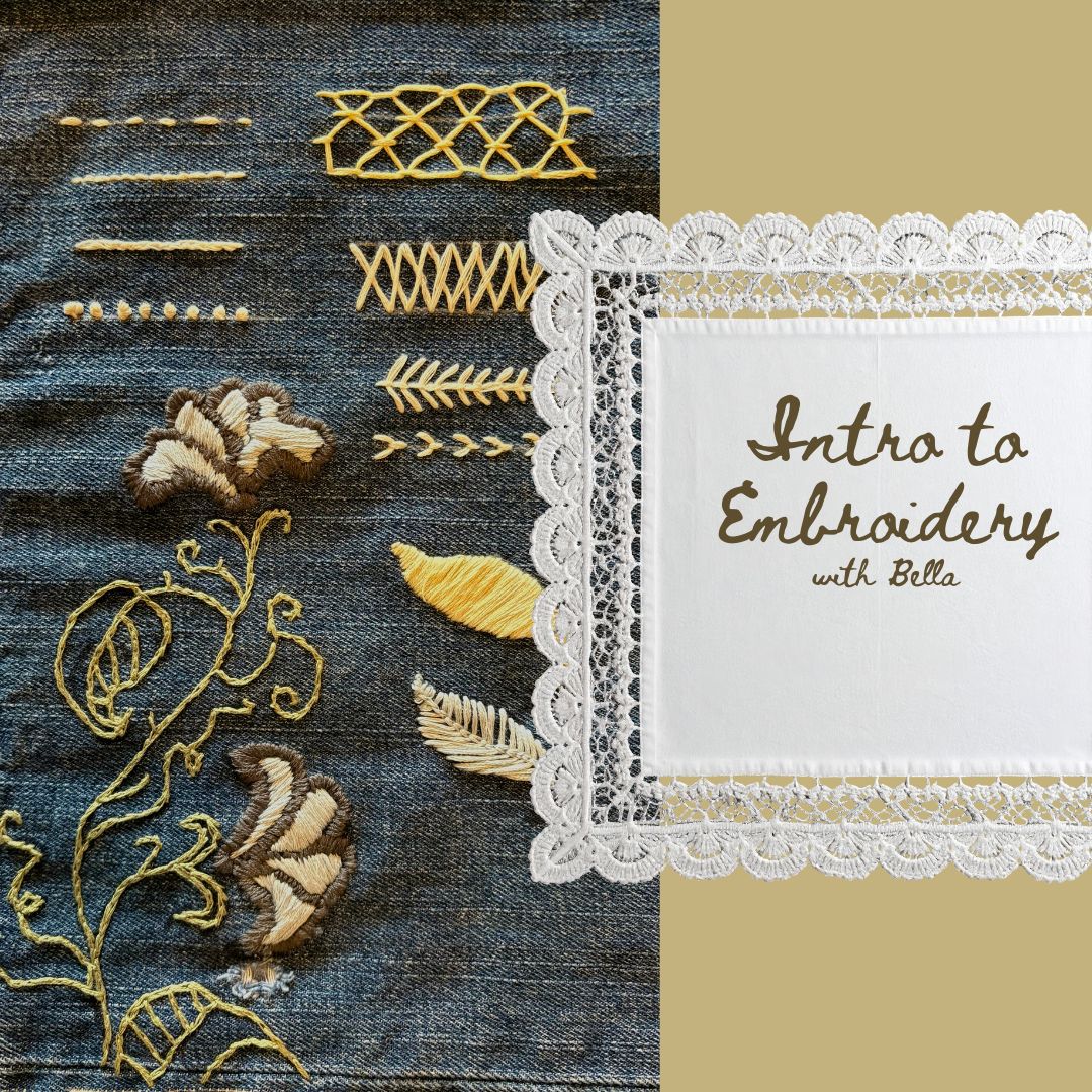 Introduction to Embroidery with Bella in Lansing