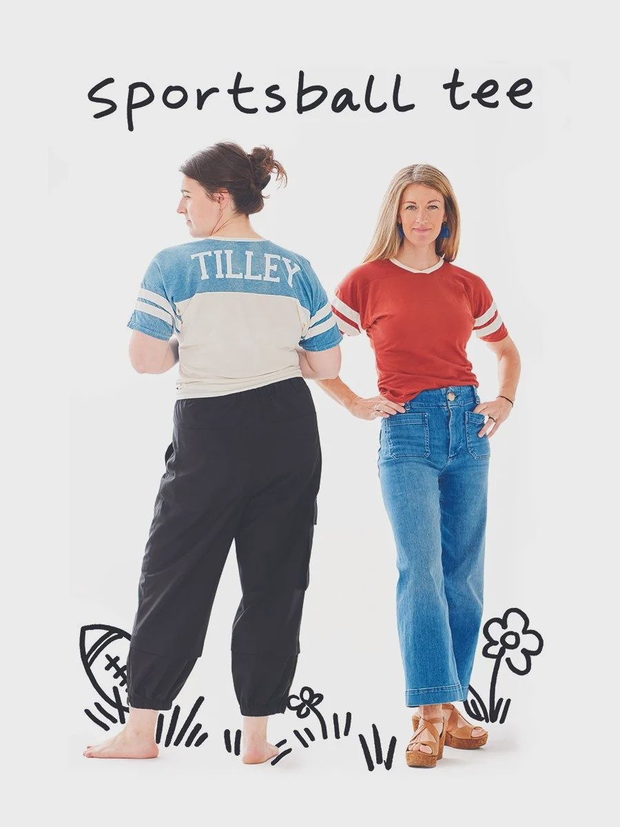 Sportsball Tee Pattern, Ann Tilley Handmade