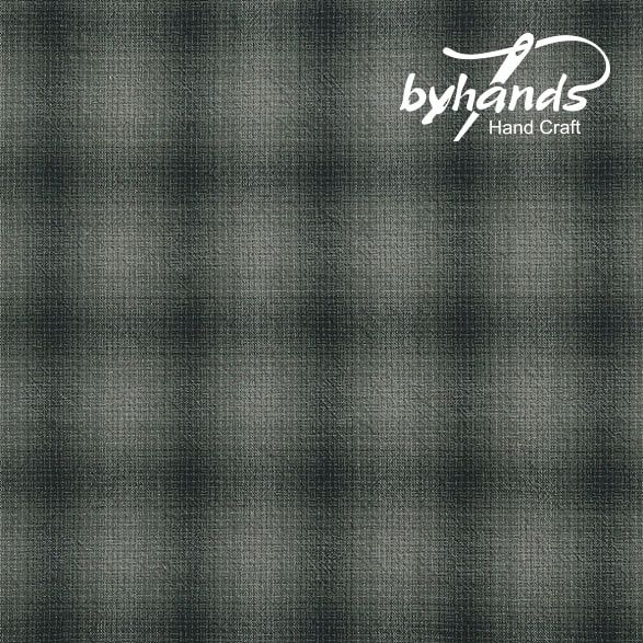 Yarn Dyed Cotton Plaid Black, ByHandsKorea