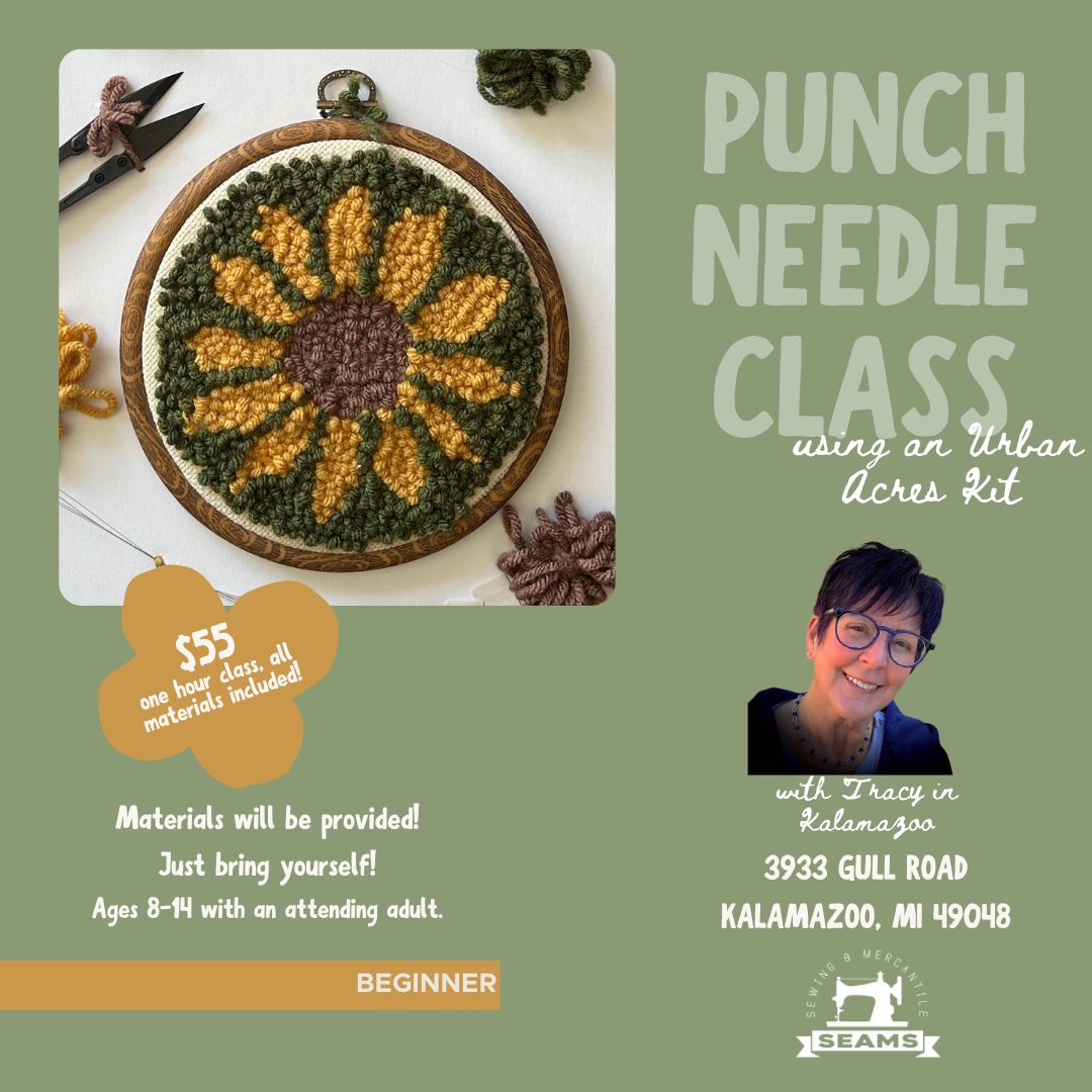 Punch Needle Class - with Tracy in Kalamazoo
