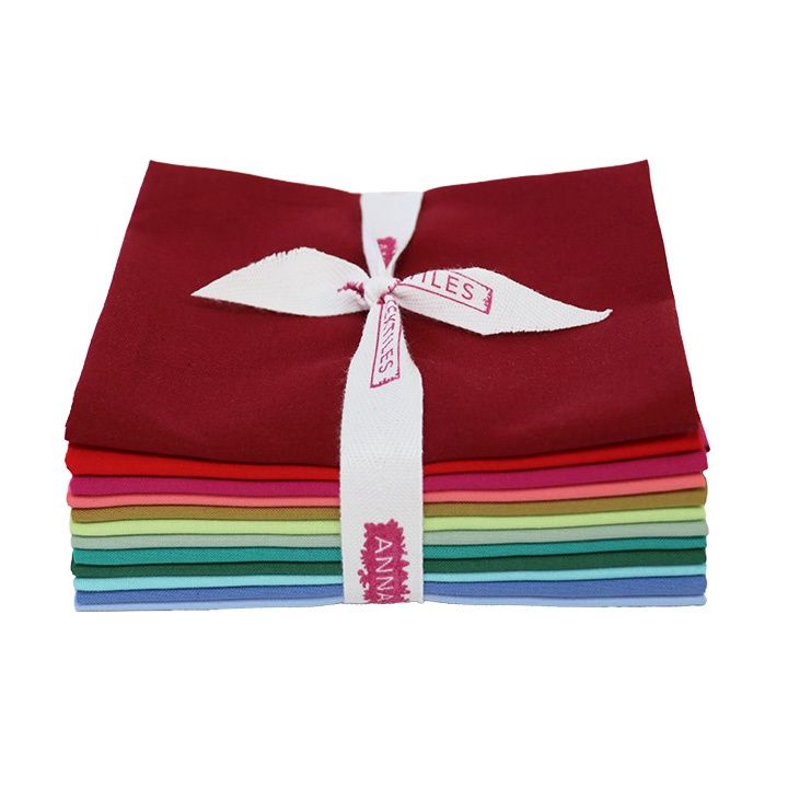 My Happy Place Solids Vol. 4, Fat Quarter Bundle, Anna Maria